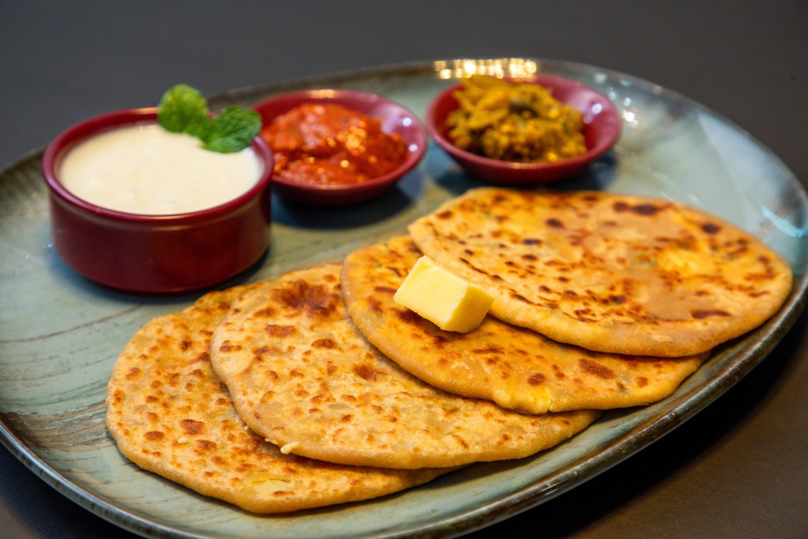Frozen parathas and Indian foods